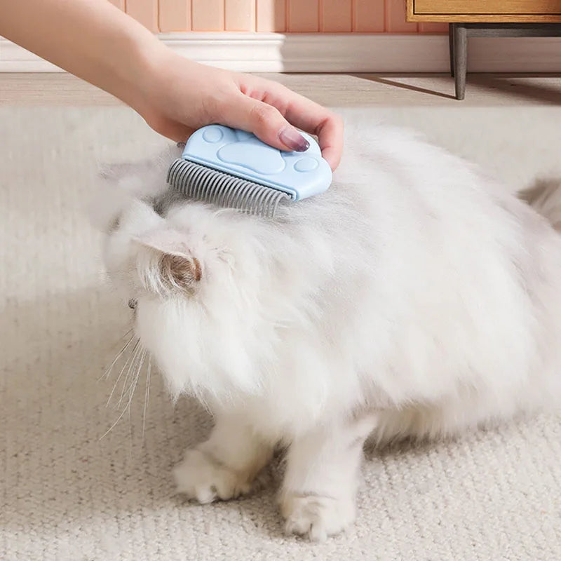Pet Comb for Cats Dogs Shell Brush Grooming Massage Shedding Tool Remove Loose Undercoat Hair Gentle Slicker Deshedding Care