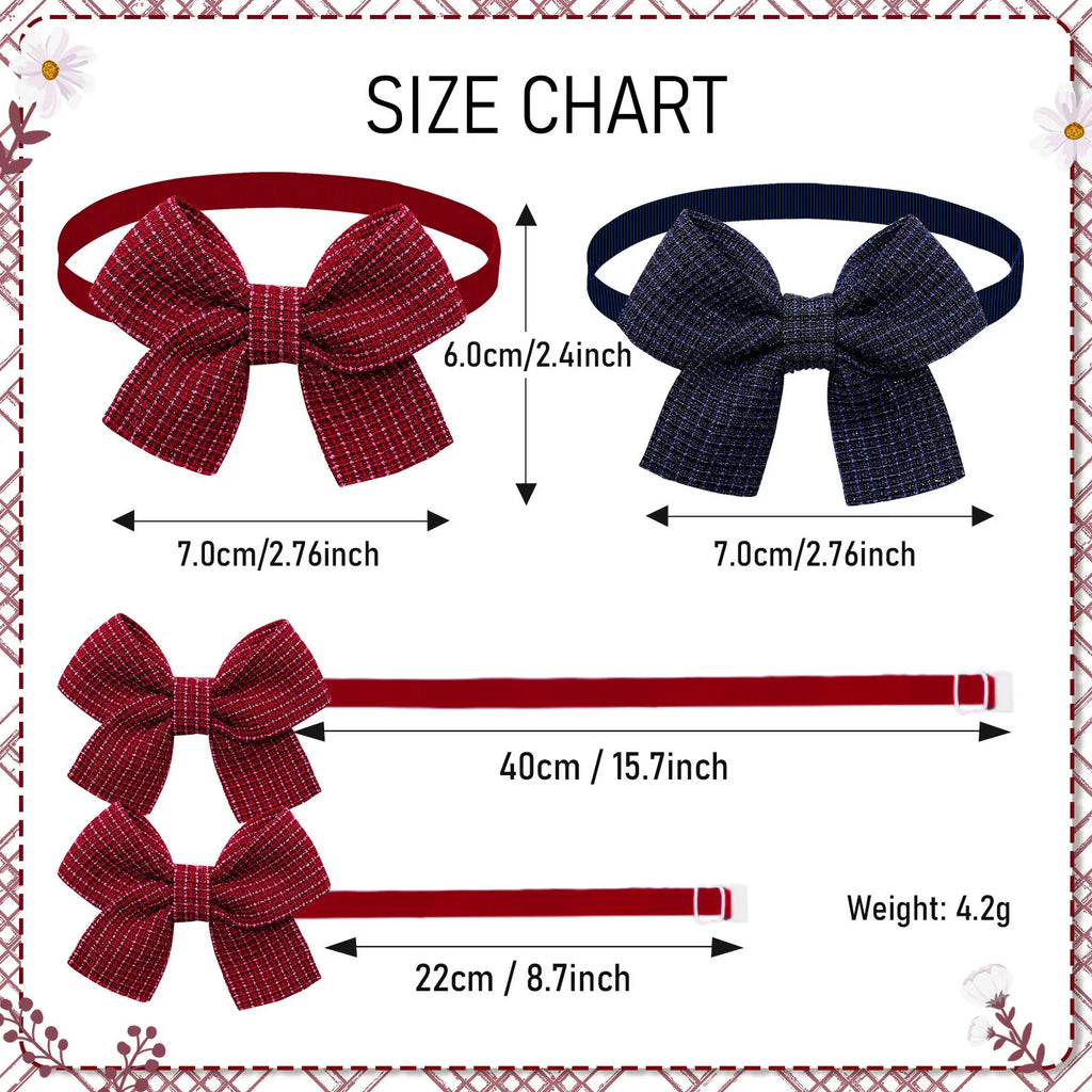 New pet bow tie solid color fashion pet bow tie accessories for cats and dogs.
