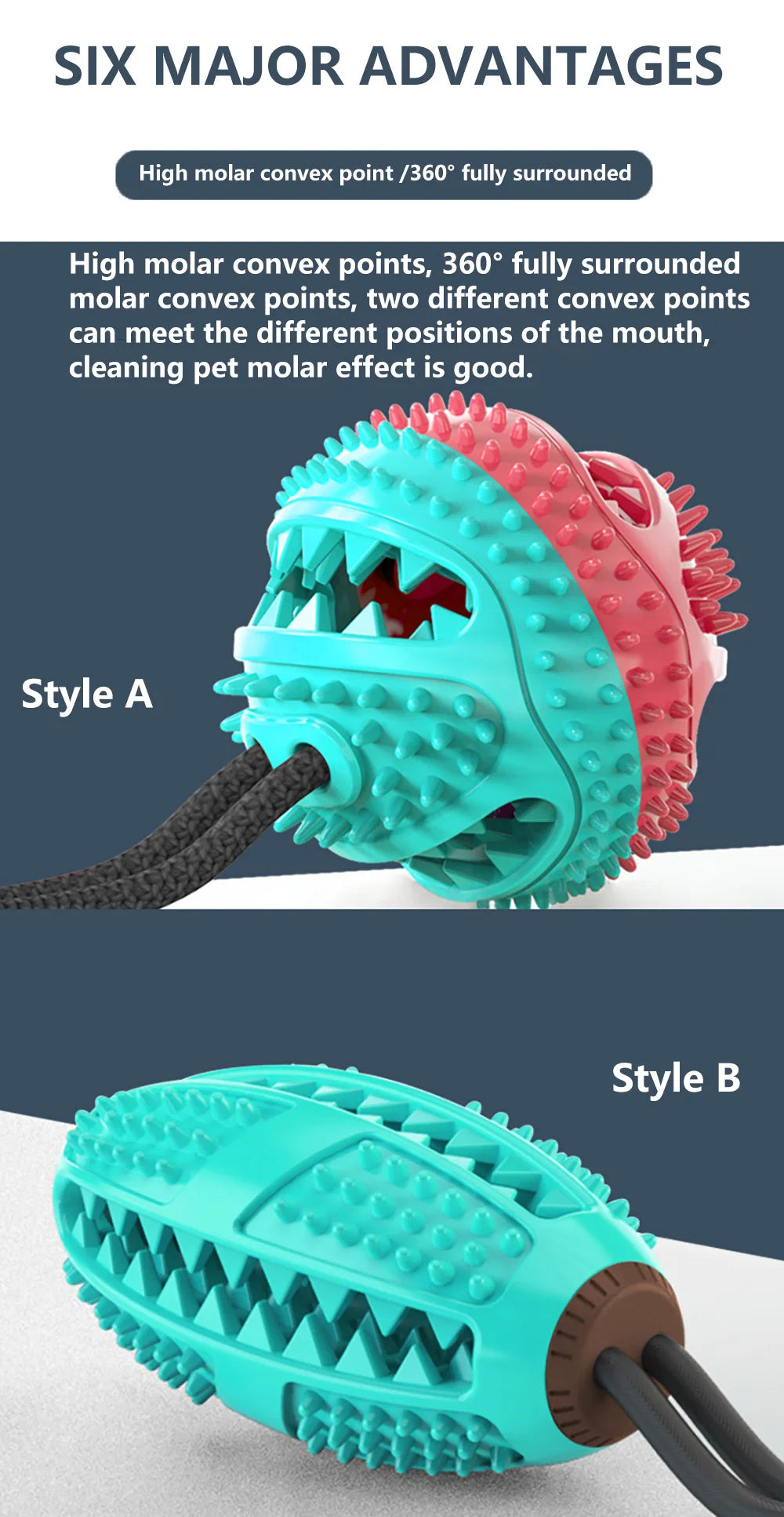 Dogs Food Toys Silicon Suction Cup Tug Interactive Dog Ball Toy For Pet Chew Bite Tooth Cleaning Toothbrush Feeding Pet Supplies