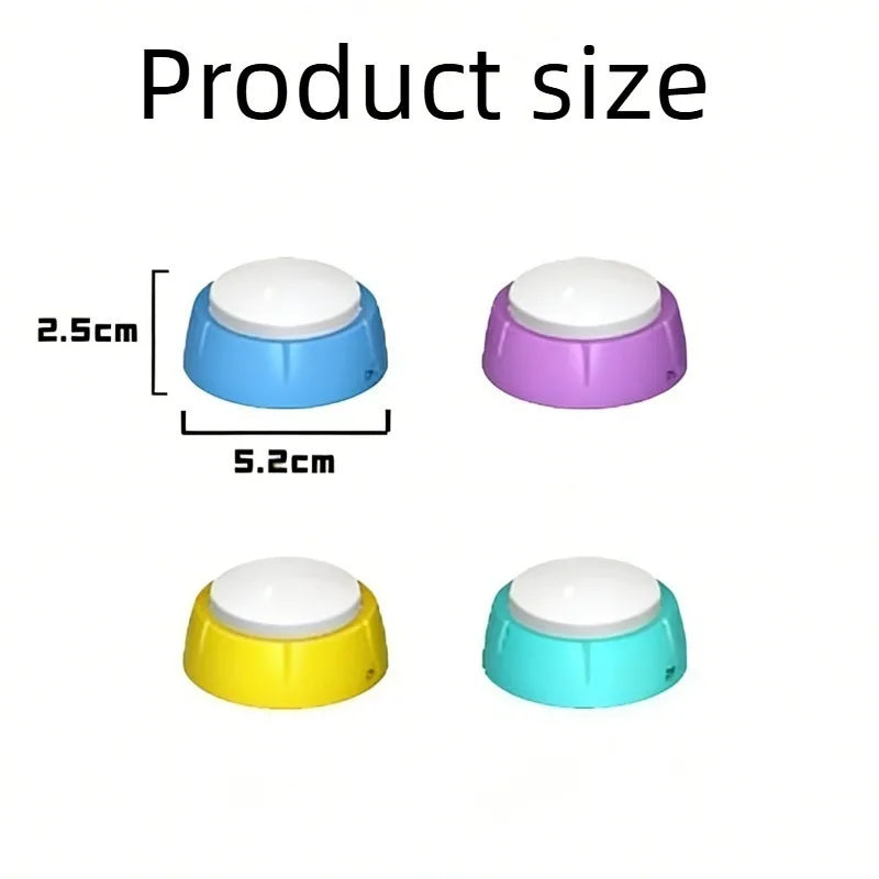 Dog talk button Pet communication Cat sound button Sounder recording Training bell voice for dogs