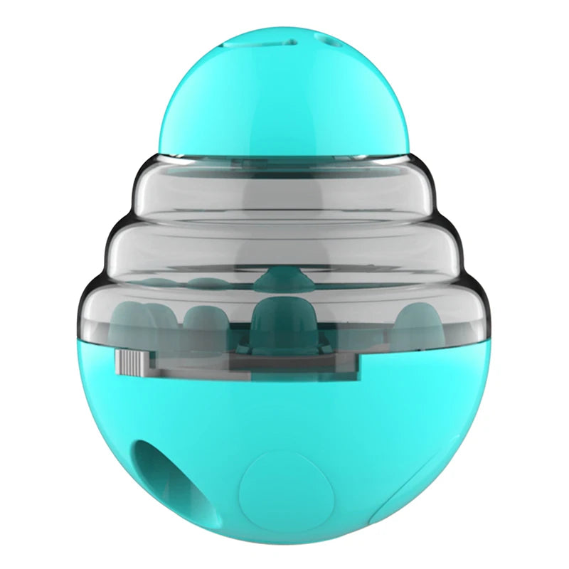 Dog Interactive Food Dispenser Toys Small Dogs Cats Pet IQ Training Improve Kitten Puppy Slow Shaking Leak Feeder Food Container