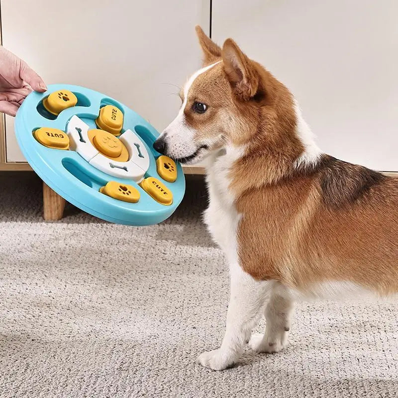 Pet Sound Educational Toys Dog Slow Food Basin Cat Dog Educational Toy To Relieve Boredom, Interactive Educational Feeding Toy