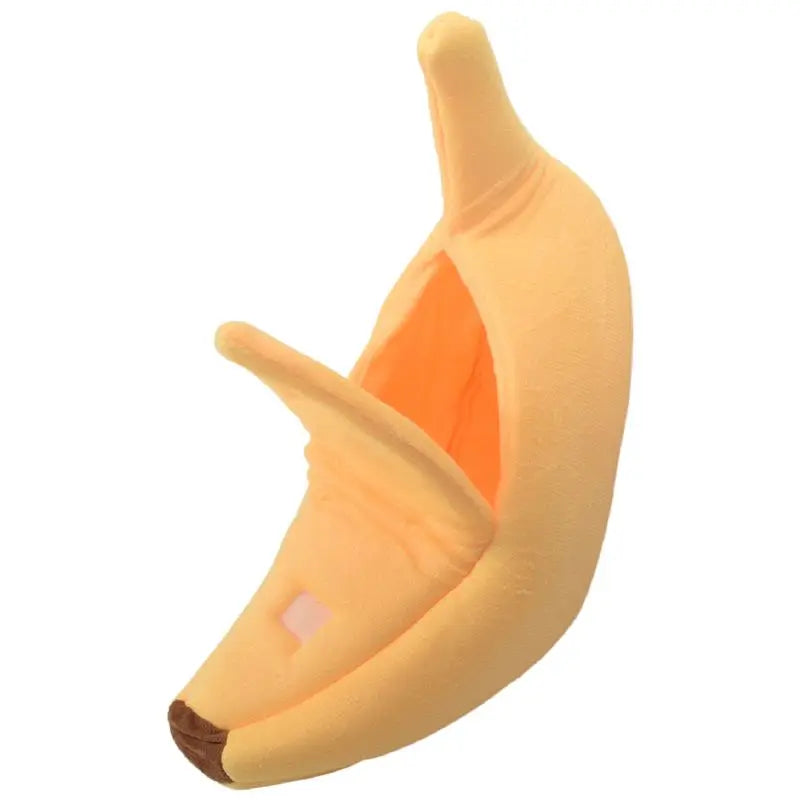 A36T-Cute Banana Cat Bed, Pet Bed Soft Cat Embrace Bed, Lovely Pet Bed For Cats, Rabbits & Small Dogs