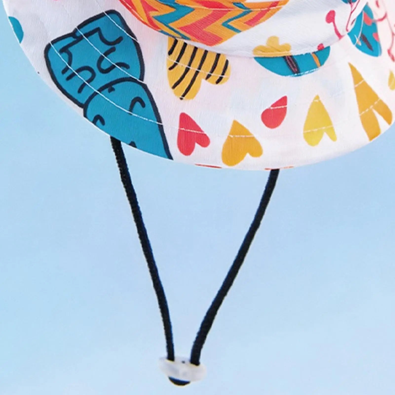 Pet Sun Hat for Cats Breathable Round Brim Ear Holes Sunlight Blocking Caps Dog Summer Outdoor Photography Holiday Beach