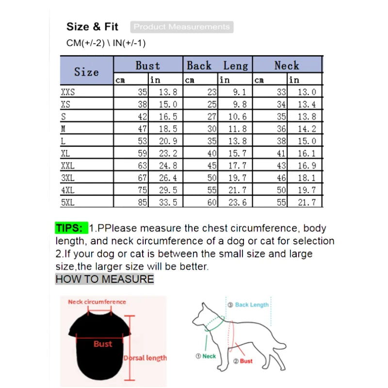 Pet clothes: dog and cat shirts are light, breathable, comfortable, rich in patterns, simple, generous, fresh and cute, suitable