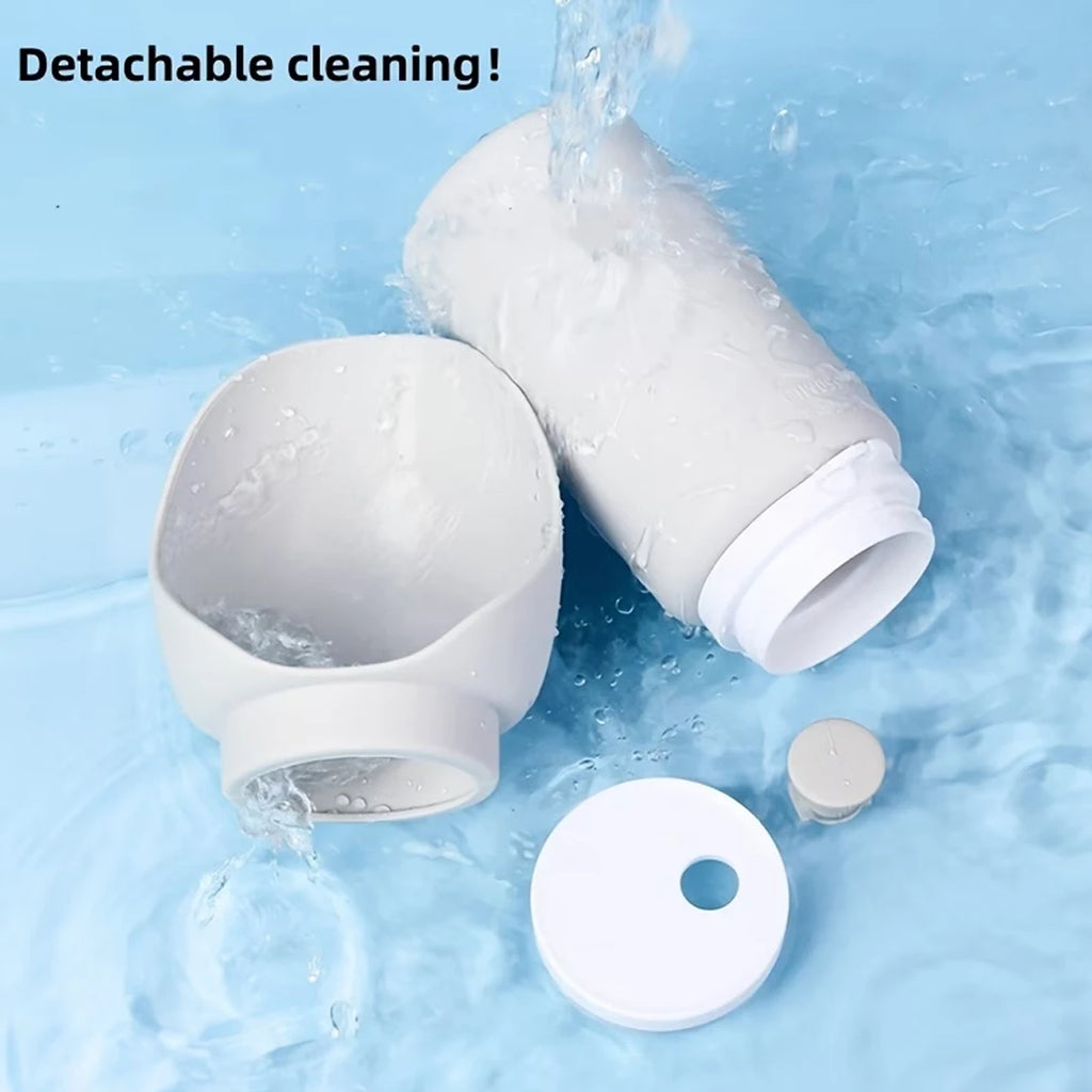 Outdoor Portable Pet Dog Water Bottle, Large Bore Large Capacity Water Bottle Silicone Material, Suitable for Indoor Outdoor