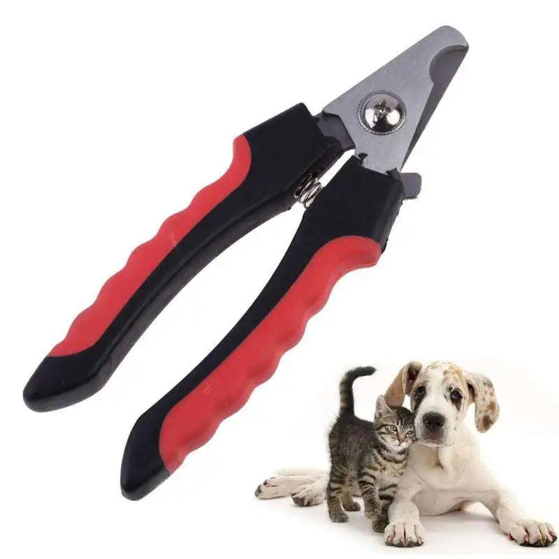 Pet Nail Clippers Pet Dog Cat Grooming Nail Scissors Stainless Steel Straight Handle Clippers Pet Supplies