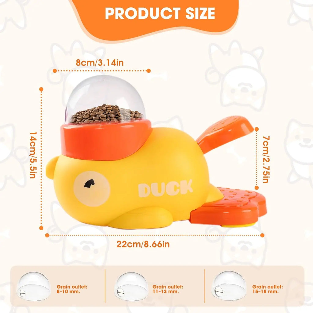 Small Dog Cat Interactive Treat Dispenser Toy, IQ Training Mental Stimulation Pet Toy, Healthy Digestion Pet Food Dispensing Toy