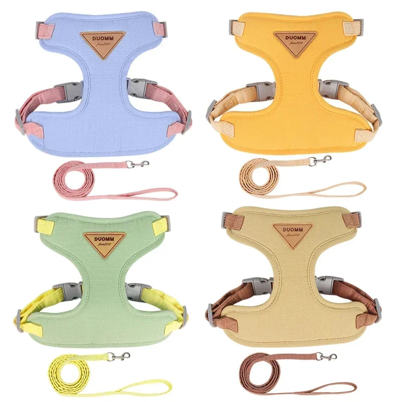 Cat Puppy Outdoor Walking Supplies Fashion Pet Harness and Leash Set for Small Dogs Cats Breathable Durable Kitten Harnesses