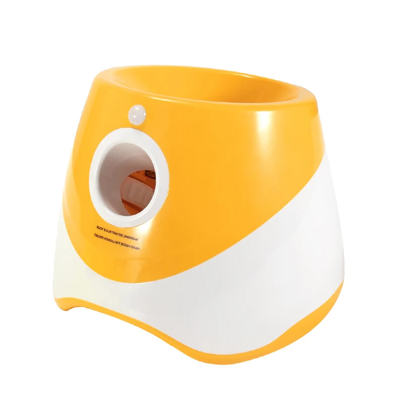 2-in-1 Dog Ball Launcher, Pet Tennis Snack Reward Press-Type Ball Throwing Toy