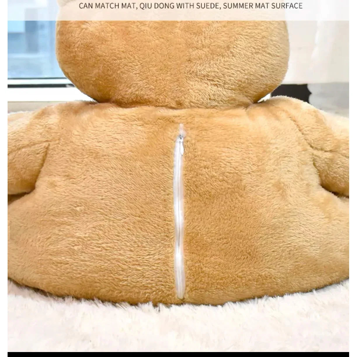 Cute Bear Sofa,Semi-Enclosed Bear Pet Dog Bed Ultra Soft Cat Bed Detachable Plush Puppy Bed Winter Warm Sleeping Bed Mat