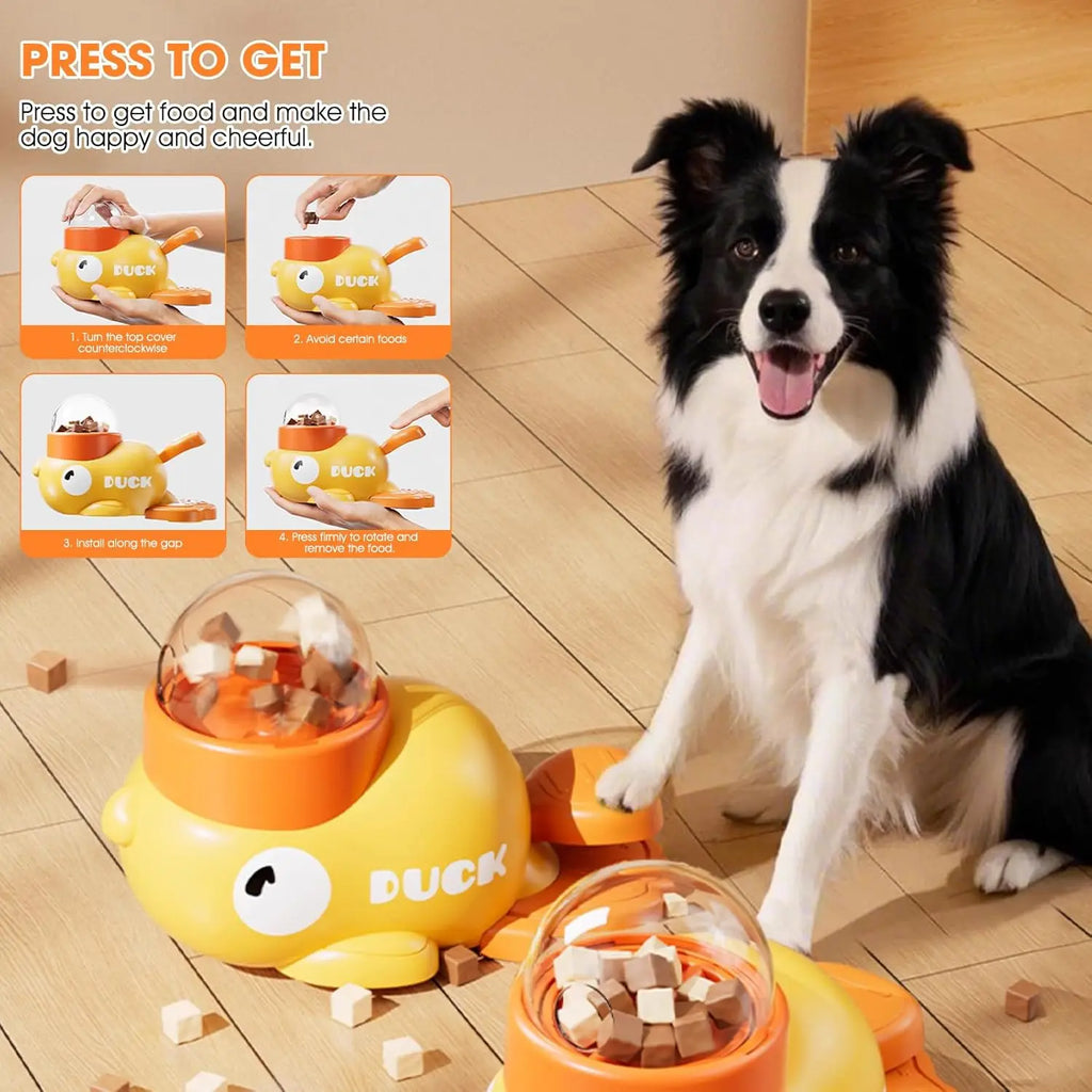 Small Dog Cat Interactive Treat Dispenser Toy, IQ Training Mental Stimulation Pet Toy, Healthy Digestion Pet Food Dispensing Toy
