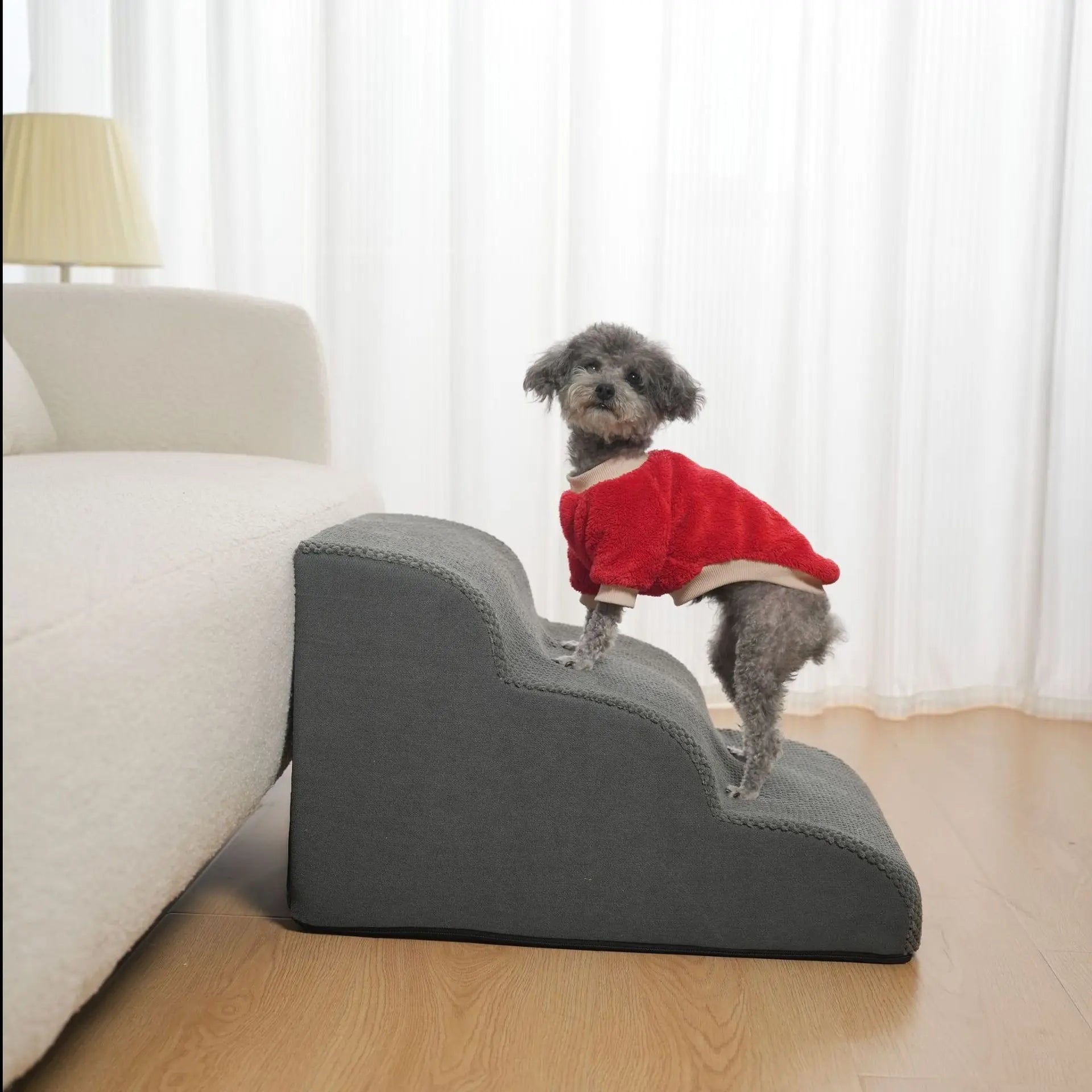 Pet Stairs Dog Bedding Steps Climbing Slopes Small Elderly Dog Ladder Bedside Sofa Puppy for Small Dogs