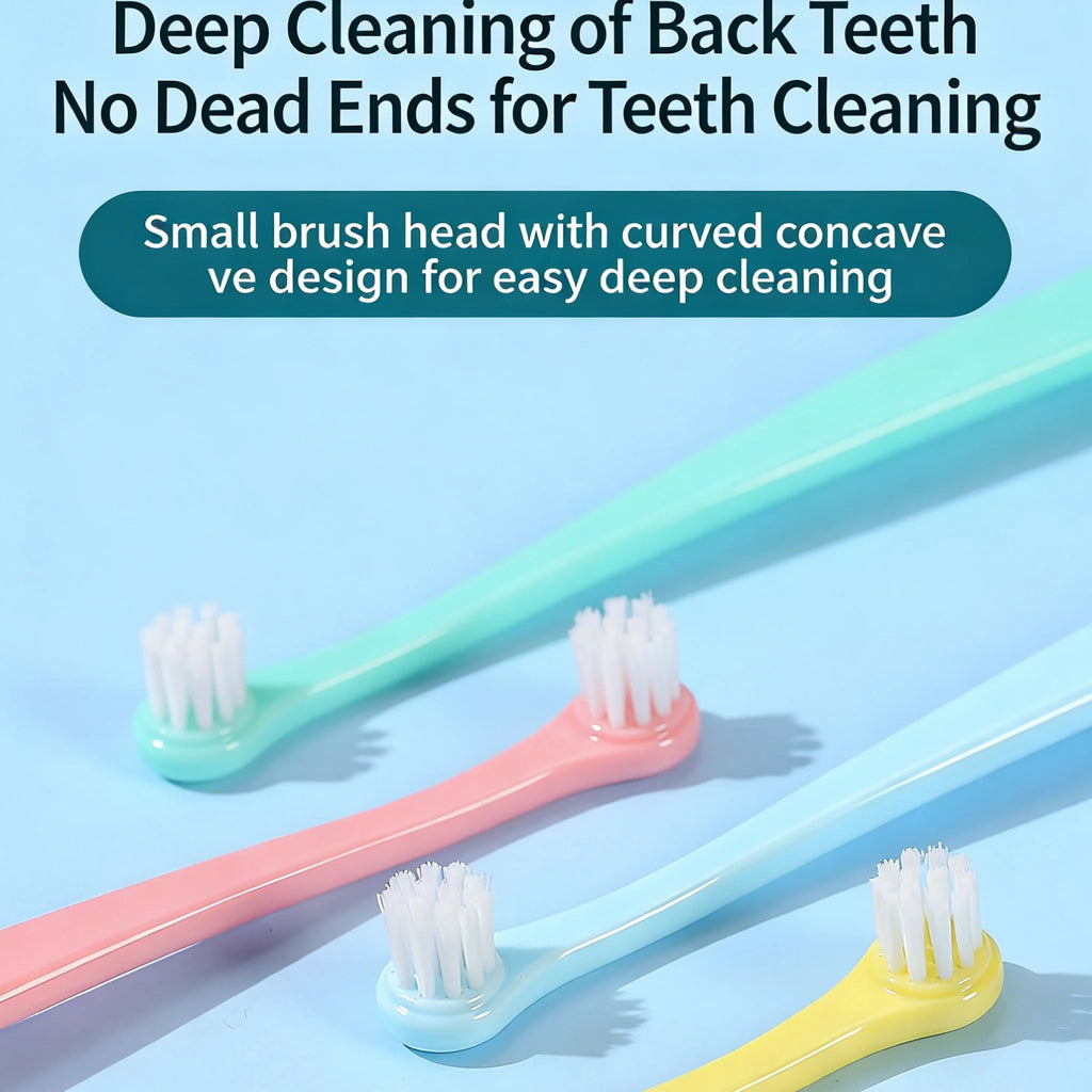 Pet Toothbrush for Cats Dogs Soft Small Head Teeth Cleaning Brush for Puppy Kitten Dental Care Dog Toothbrush