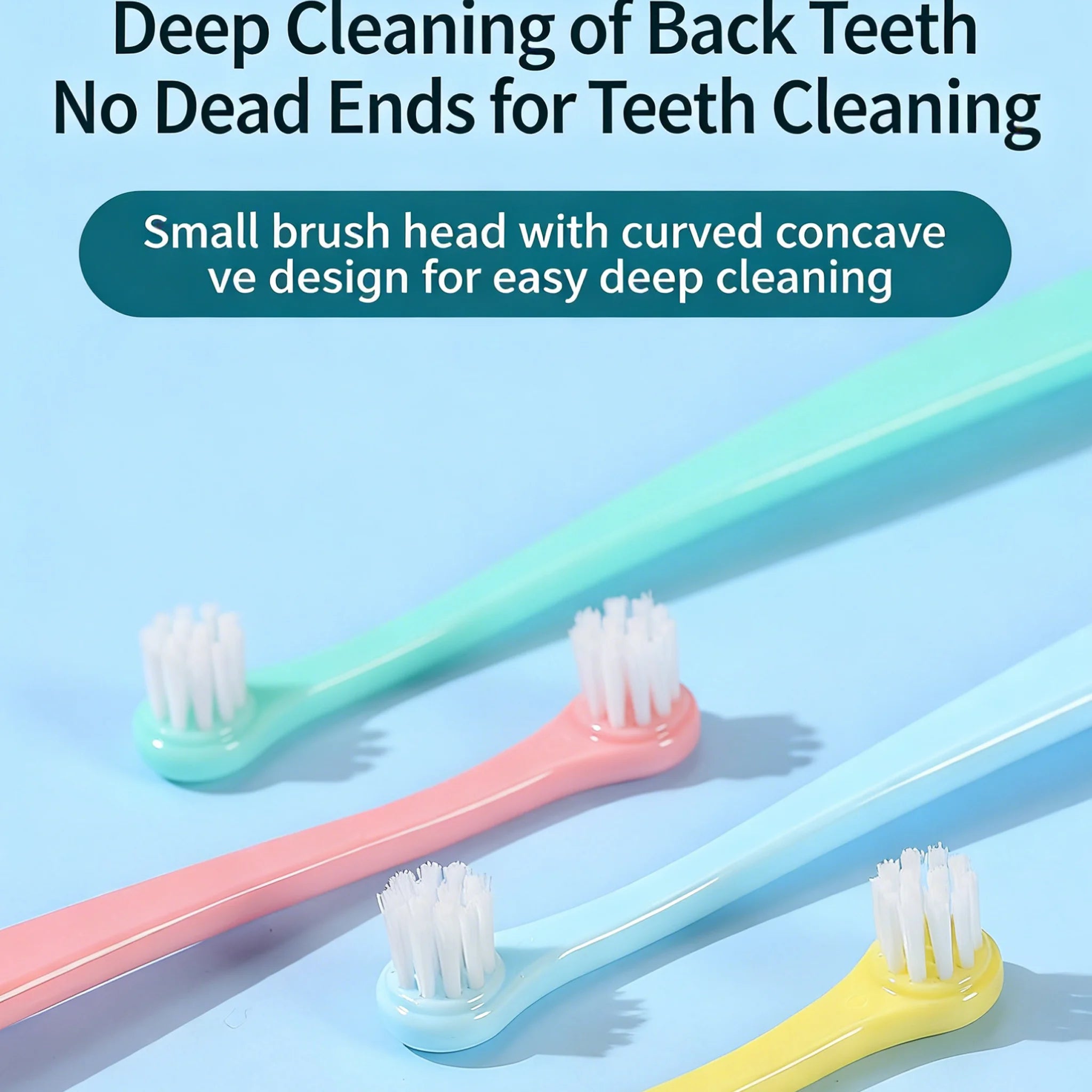 Pet Toothbrush for Cats Dogs Soft Small Head Teeth Cleaning Brush for Puppy Kitten Dental Care Dog Toothbrush