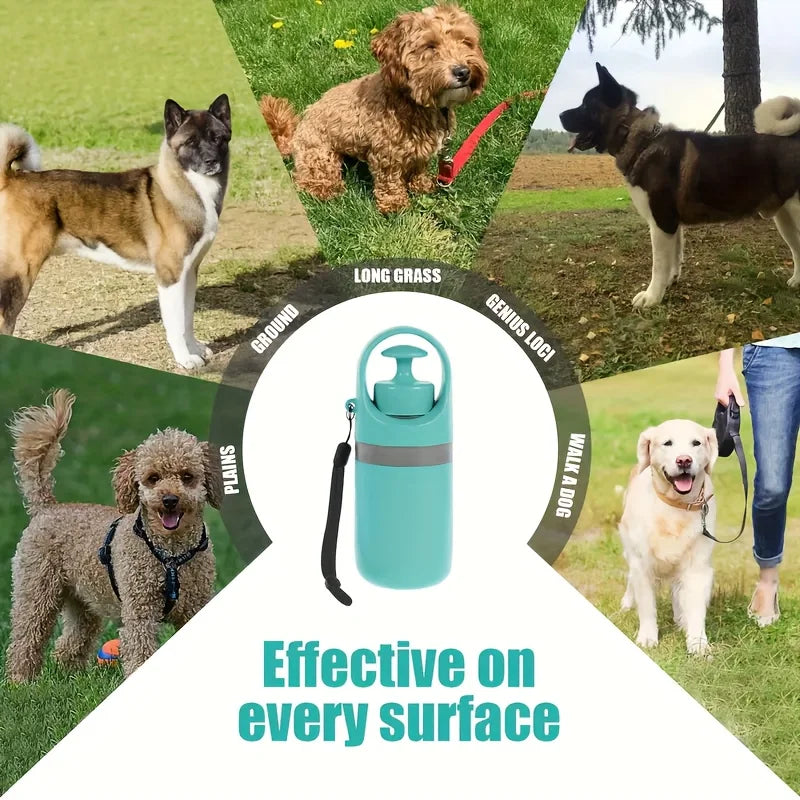 Portable Dog Pooper Scooper, Pet Waste Pick-up, Outdoor Cleaner, Built-in Garbage Bag, Handheld Pet Poop Grabber,No Touch Design