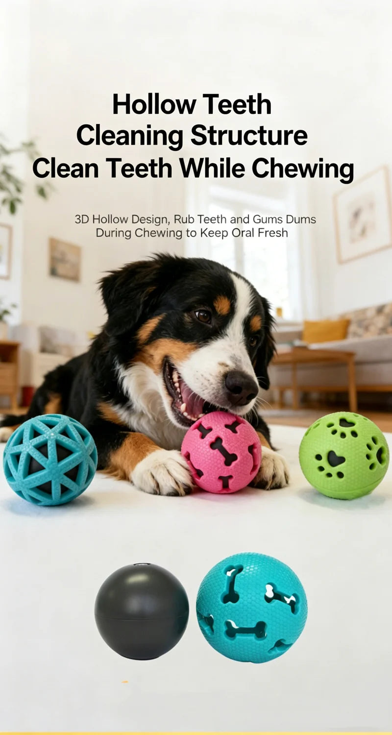 TPR Elastic Toy Ball for Pets Chewable Sound-making Nteractive and Dog Training Dog Interaction To Relieve Boredom Dog Supplies