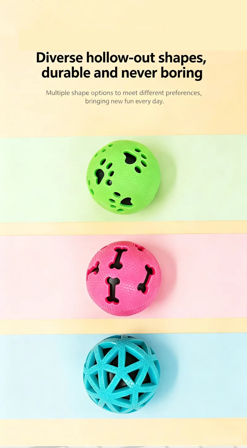 TPR Elastic Toy Ball for Pets Chewable Sound-making Nteractive and Dog Training Dog Interaction To Relieve Boredom Dog Supplies