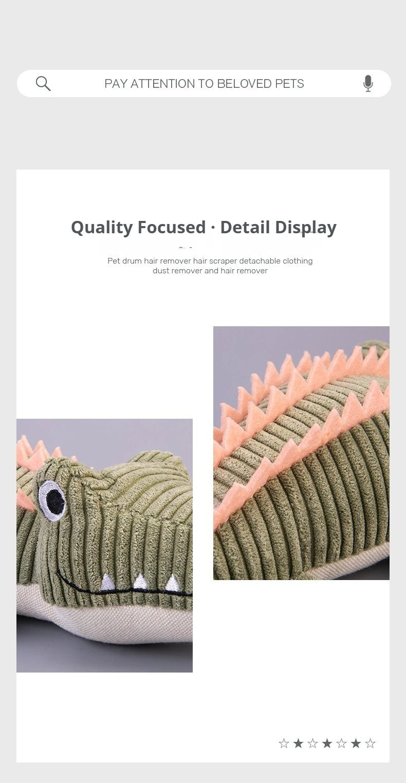 Realistic Crocodile Plush Pet Toys Squeaky Chew Toy for Puppies Boredom Grinding Teeth Interactive Dog Supplies