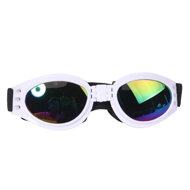 Pet Adjustable Dog Goggles Sunglasses Anti-UV Sun Glasses Eye Wear Protection Black Widely Used Dog Sunglasses Pet Dog Supplies