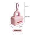 Silicone Pet Waste Bag Dispenser Portable Dog Poop Bag Holder for Outdoor Walking Cleaning Supplies