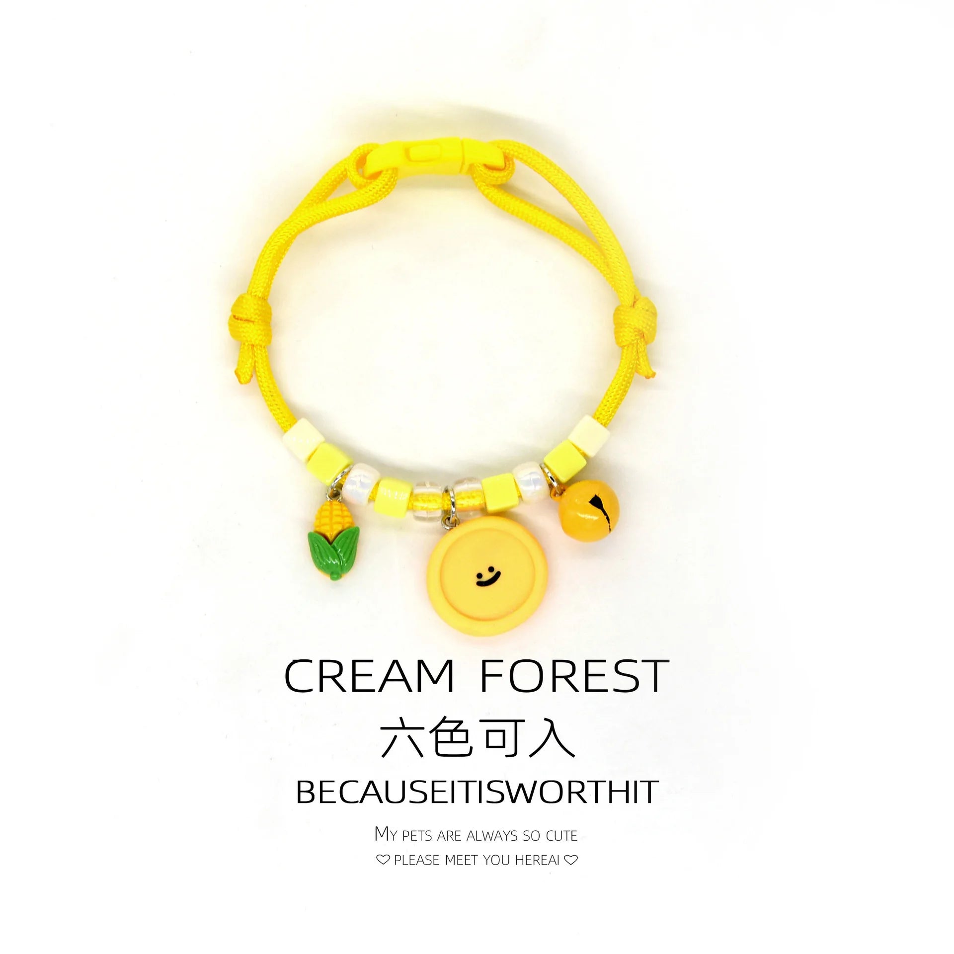 Cat and Dog Collars, Necklaces, Harnesses, Bells, Cute Footprints, Simple Bells, Colorful Adjustable Collars, Pet Accessories