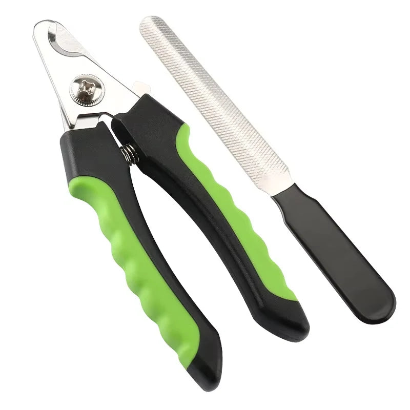 Pet Nail Clippers Pet Dog Cat Grooming Nail Scissors Stainless Steel Straight Handle Clippers Pet Supplies