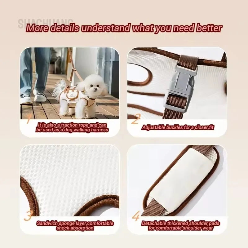 Portable Pet Carrier Bag for Cats Small Dogs Breathable Lightweight Crossbody Handheld Outdoor Travel Carrier Adjustable Strap