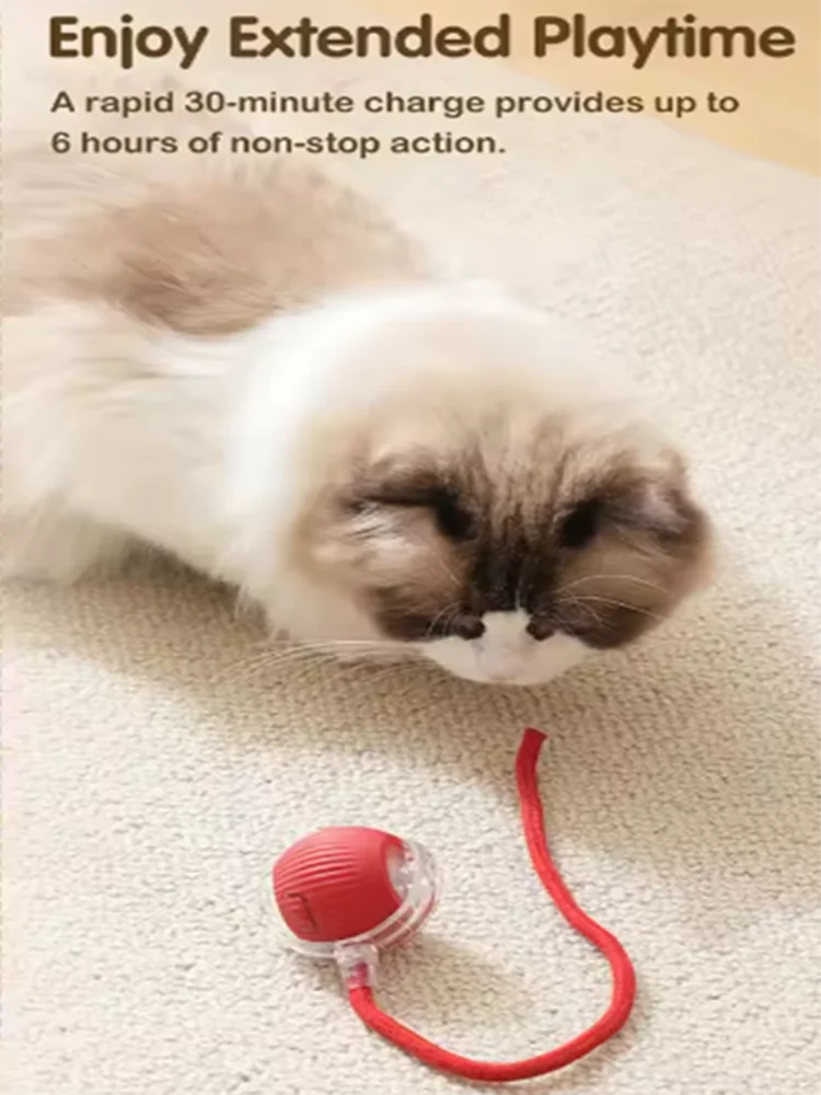 Durable Pet Toys for Dogs And Cats - Teaser Ball with Rope Jumping Ball Thud Toy for Self-Entertainment Pet Supplies