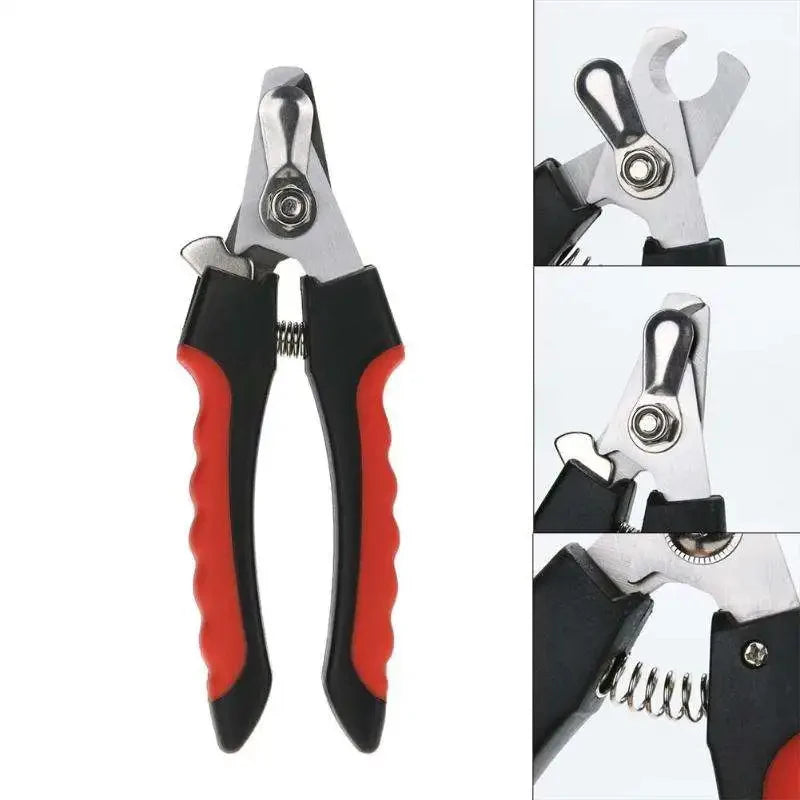 Pet Nail Clippers Pet Dog Cat Grooming Nail Scissors Stainless Steel Straight Handle Clippers Pet Supplies