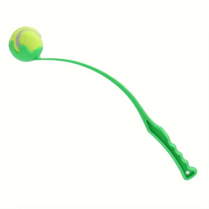 Dog Ball Launcher Toy Manual Tennis Ball Thrower for Dogs Outdoor Interactive Fetch Training Tool Pet Accessories Long Handle