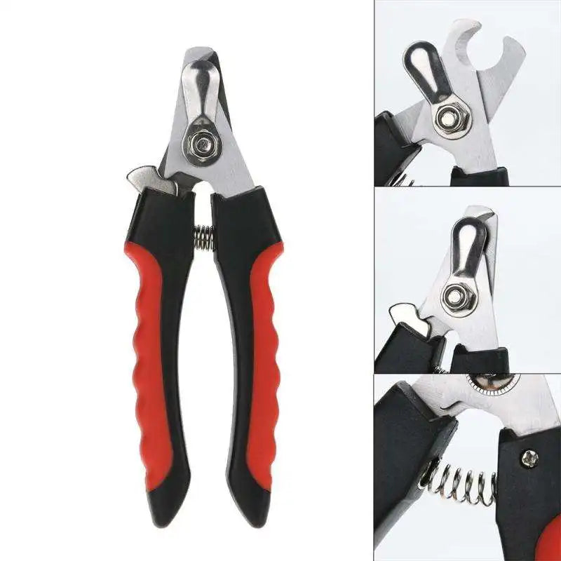 Pet Nail Clippers Pet Dog Cat Grooming Nail Scissors Stainless Steel Straight Handle Clippers Pet Supplies