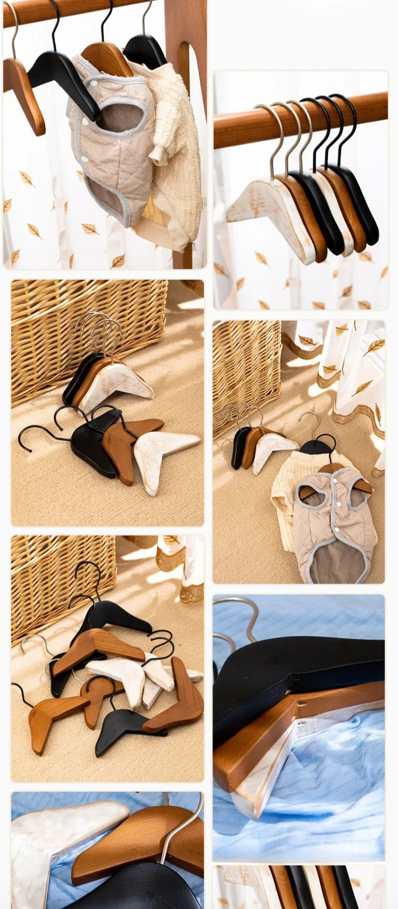 Pet Shop Clothes Hanger Dog Cat Coat Storage Hanging Rack Clothes Small Large Clothing Organization Hanger Pets Home Furniture