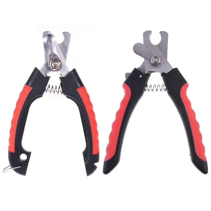Pet Nail Clippers Pet Dog Cat Grooming Nail Scissors Stainless Steel Straight Handle Clippers Pet Supplies