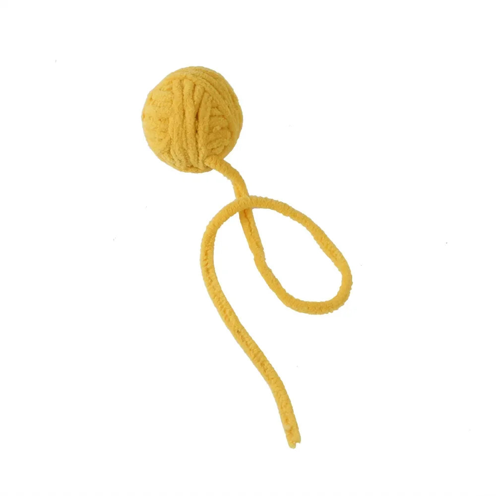 Dr.DC Pet Cat Toys Are Self Entertaining Chew and Tease Cats Toy Balls Colored Wool Dog Supplies Fidget Toy for Cats Accessories